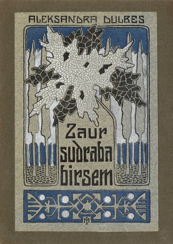 Jūlijs Madernieks. Grāmatas grafiskais noformējums. 1909.
