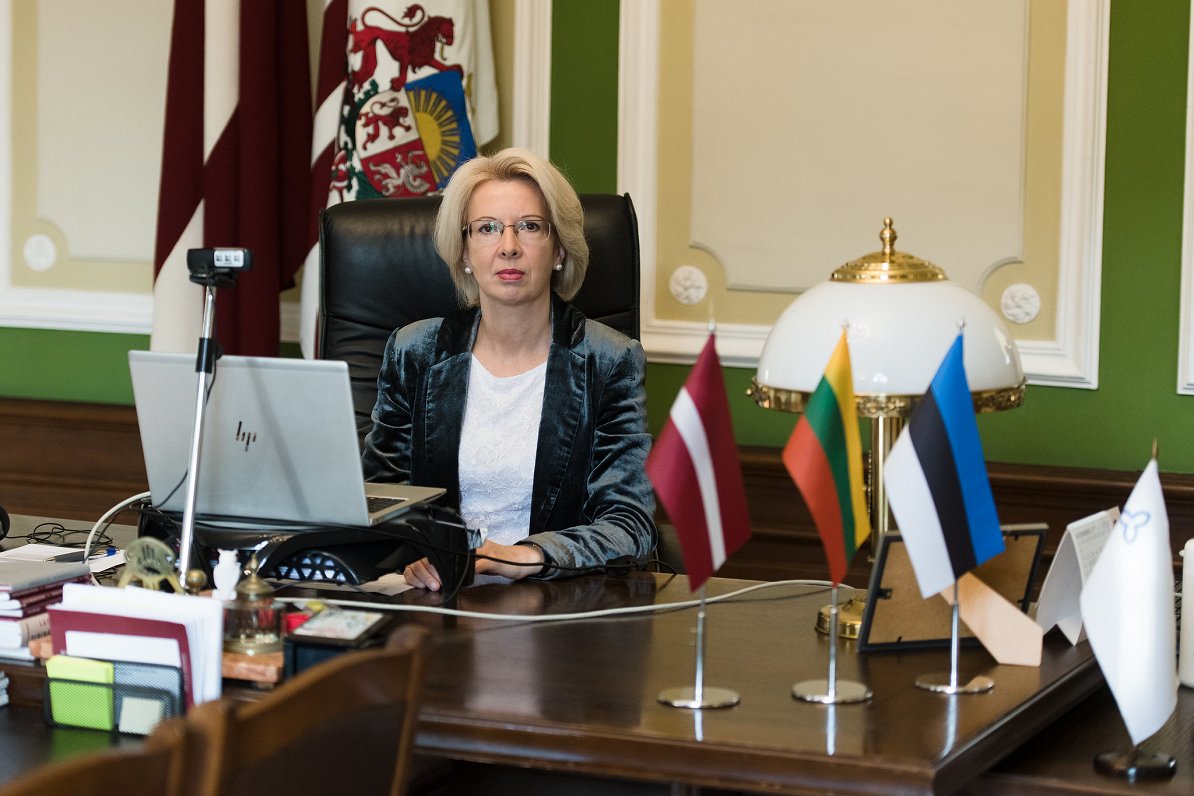 Ināra Mūrniece addresses digital Baltic Assembly