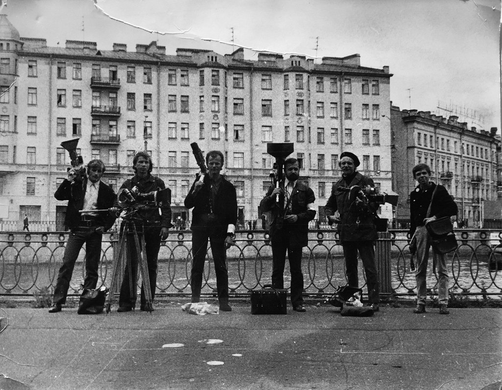 Filmēšanas grupa Maskavas Olimpiādē, 1980.
