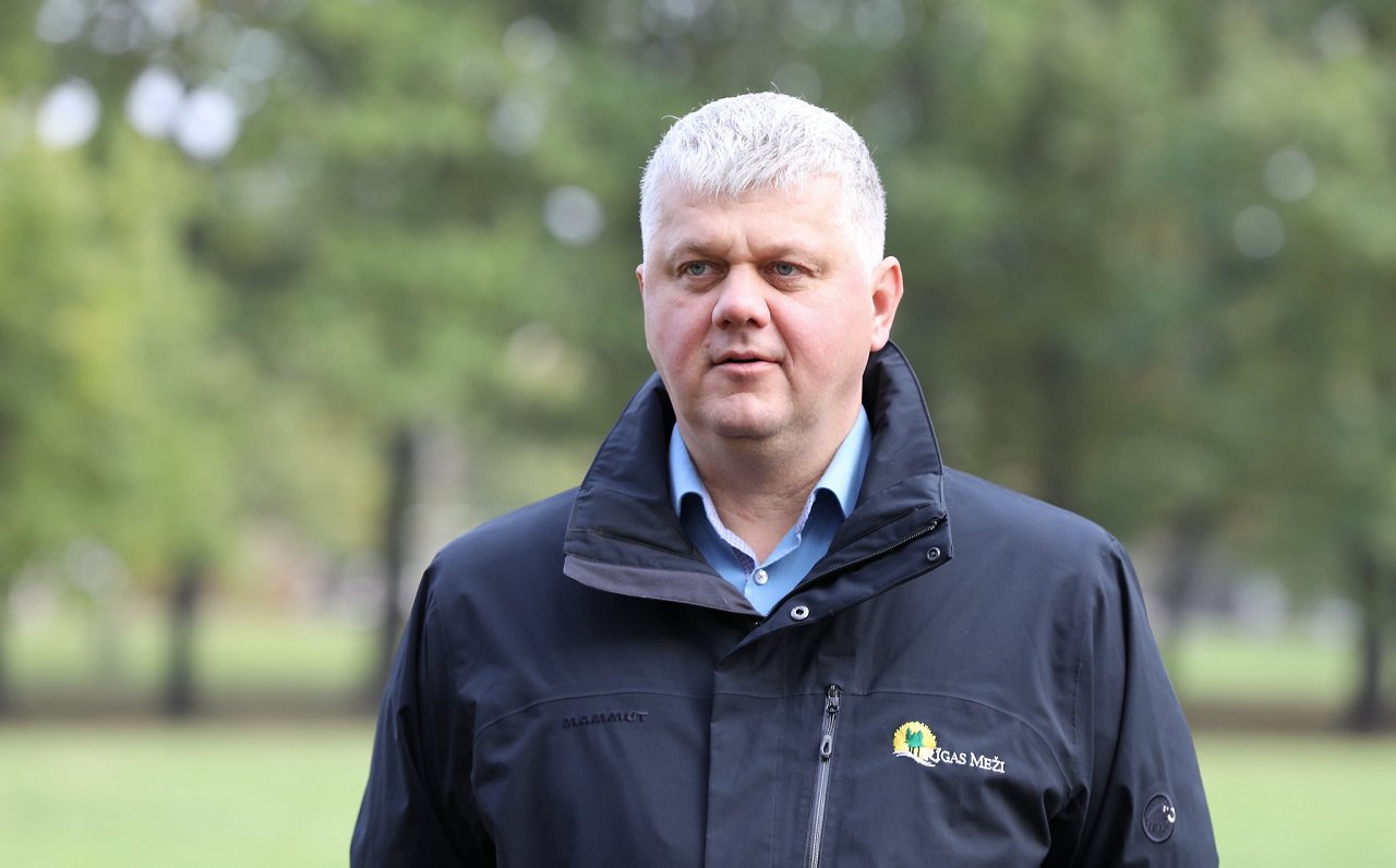 SIA &quot;Rīgas meži&quot; valdes loceklis Uldis Zommers. 2020. gada oktobris.