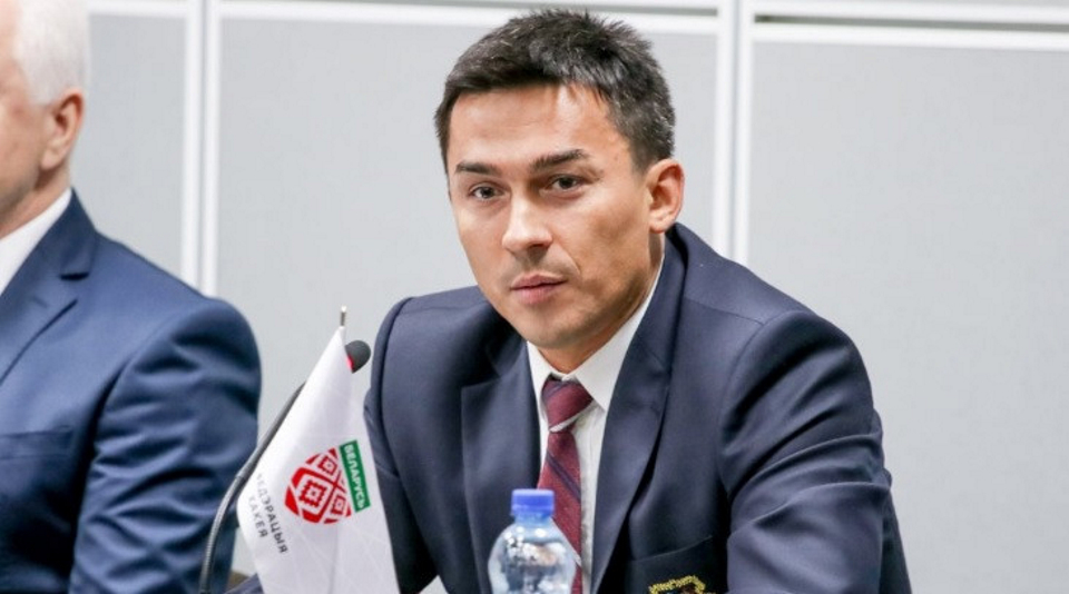 Baltkrievijas hokeja federācijas vadītājs Dmitrijs Baskovs