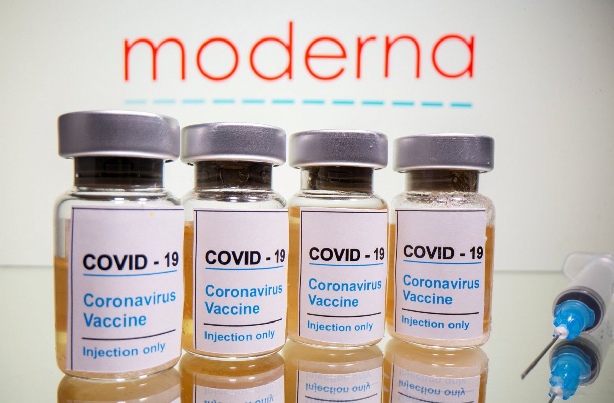 ASV farmācijas kompānijas &quot;Moderna&quot; izstrādātā Covid-19 vakcīna. Attēls ilustratīvs.