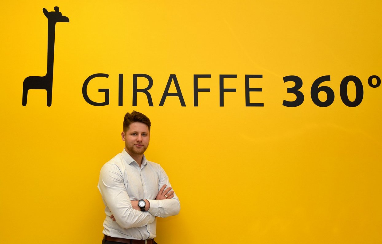 &quot;Giraffe360&quot; dibinātājs Mikus Opalts
