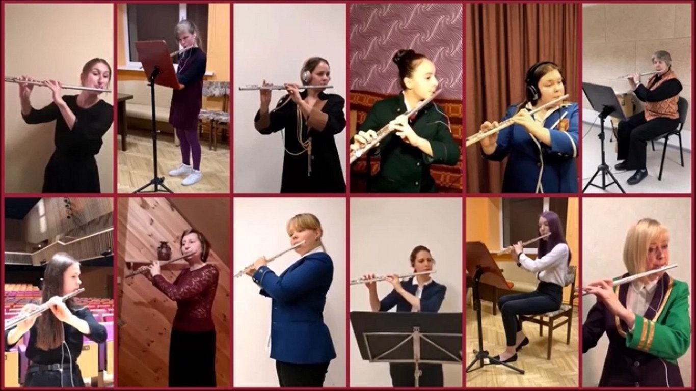 Latvijas virtuālā pūtēju orķestra debija