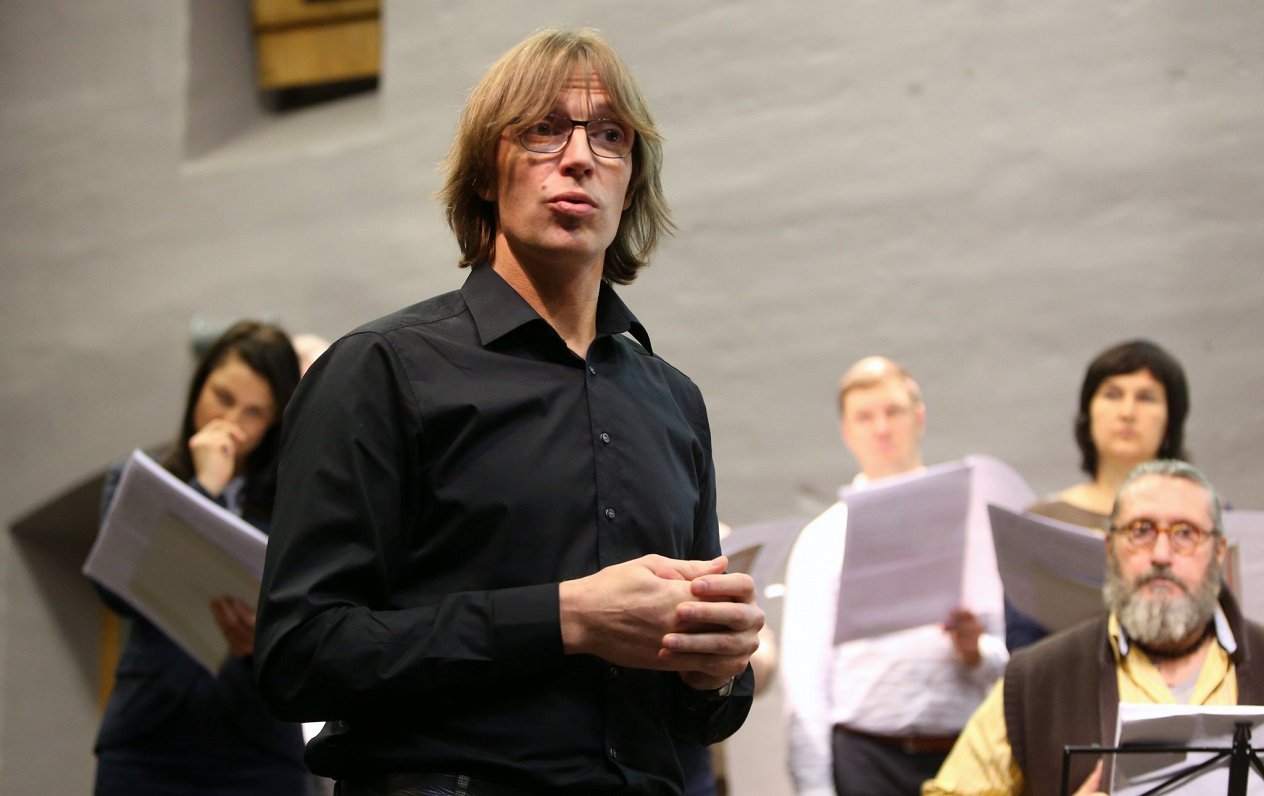 Latvijas Radio kora diriģents Kaspars Putniņš, 2015. gadā