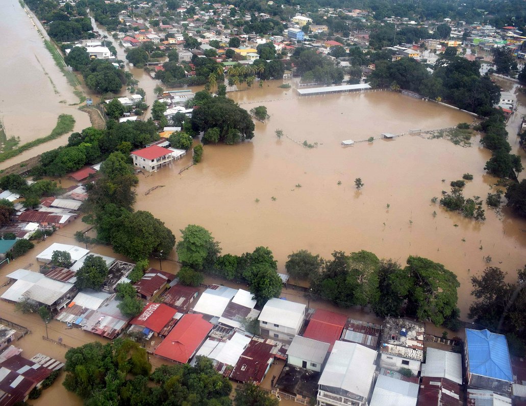Plūdi Hondurasā pēc viesuļvētras &quot;Iota&quot;, 2020.gada novembris