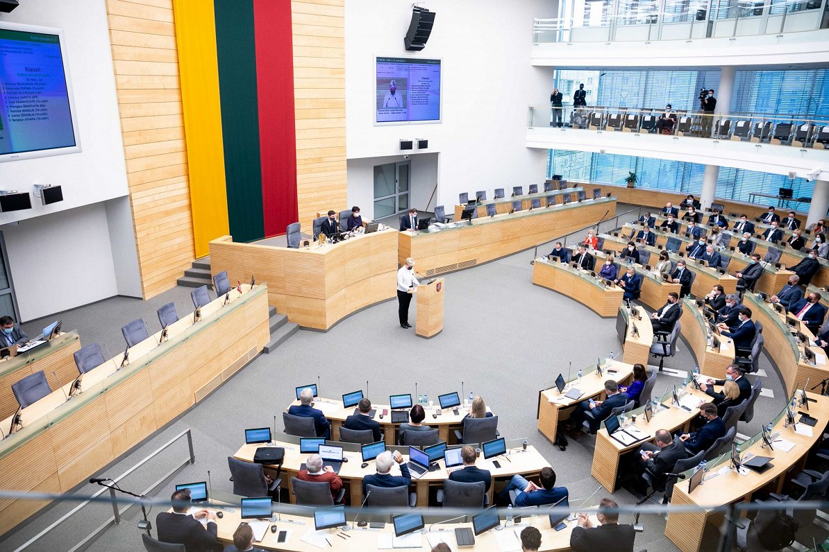 Lietuvas parlaments Seims, 2020.gada novembris.