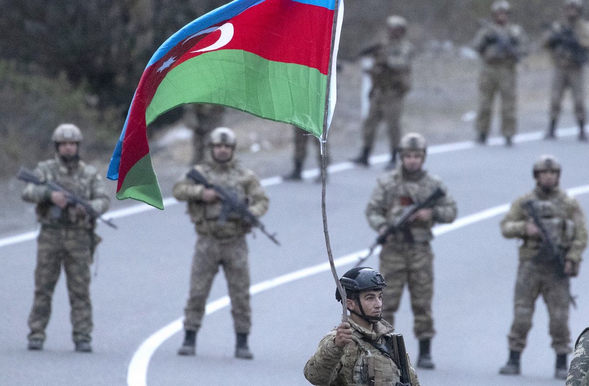 Azerbaidžānas karavīri Kalnu Karabahā, 25.11.2020