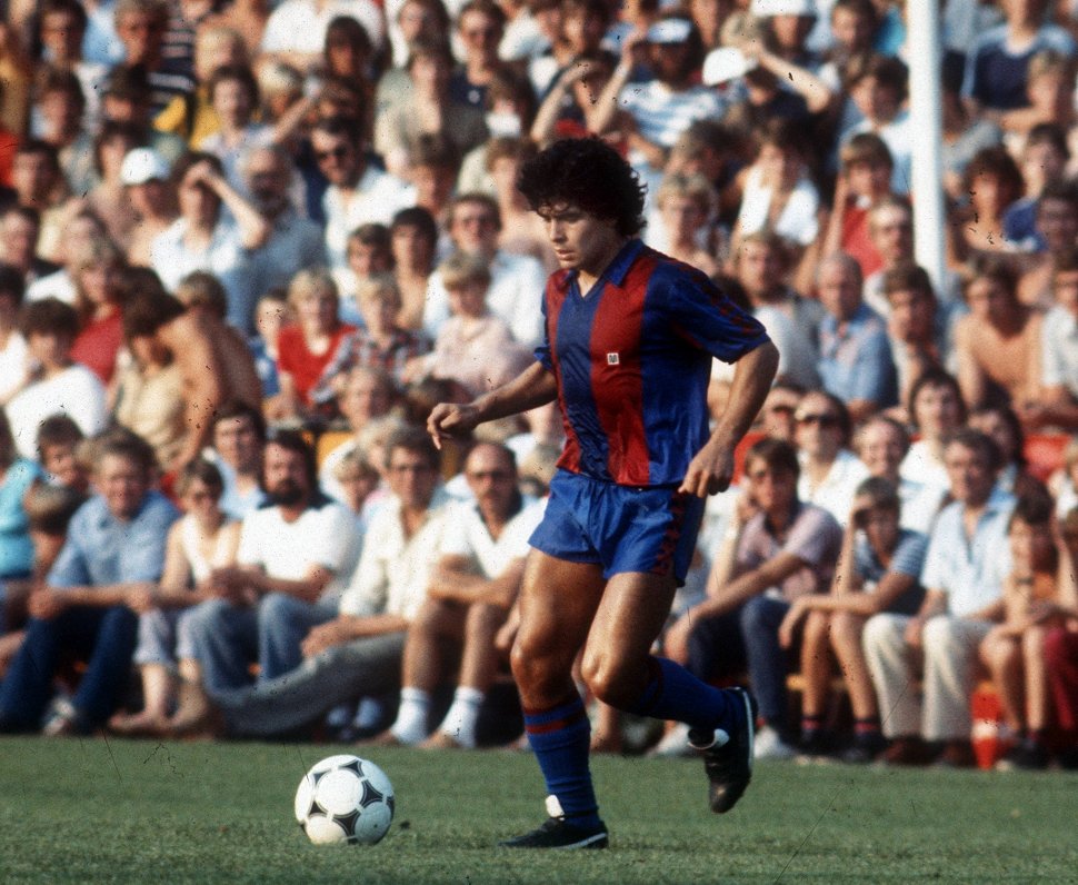 Djego Maradona &quot;Barcelona&quot; sastāvā 1982.gadā