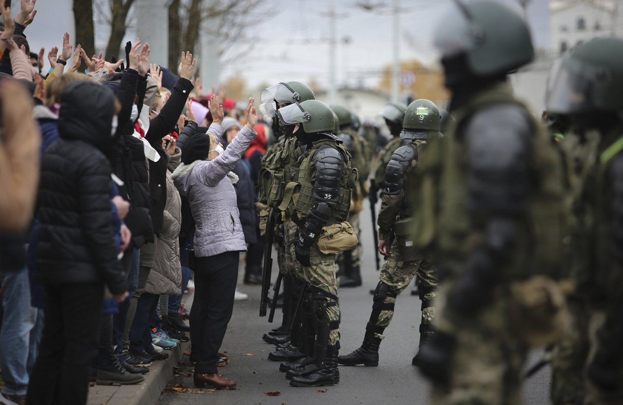 Протесты в Минске. Ноябрь 2020-го.