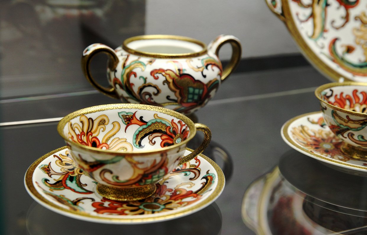 Rīgas porcelāna fabrikas tējas servīzes