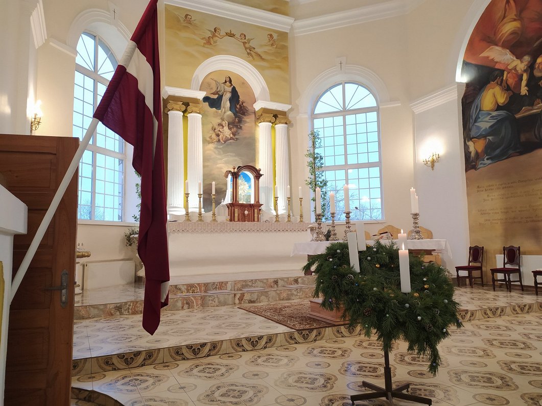 Ludzas Jaunavas Marijas Debesīs Uzņemšanas katoļu baznīca