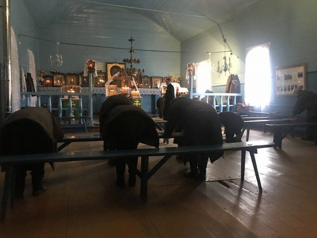Lūgšanās Kampišķu vecticībnieku lūgšanu namā