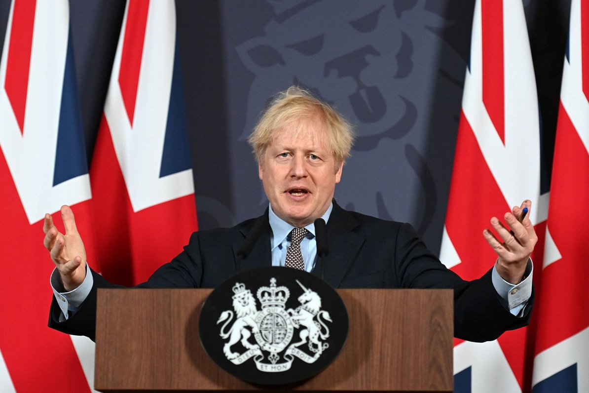 Lielbritānijas premjers Boriss Džonsons, 2020.gada decembris