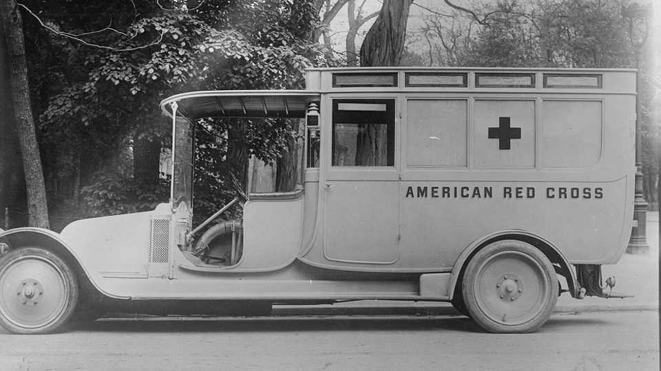 Санитарная карета Американского Красного Креста. Европа, 1919 г.