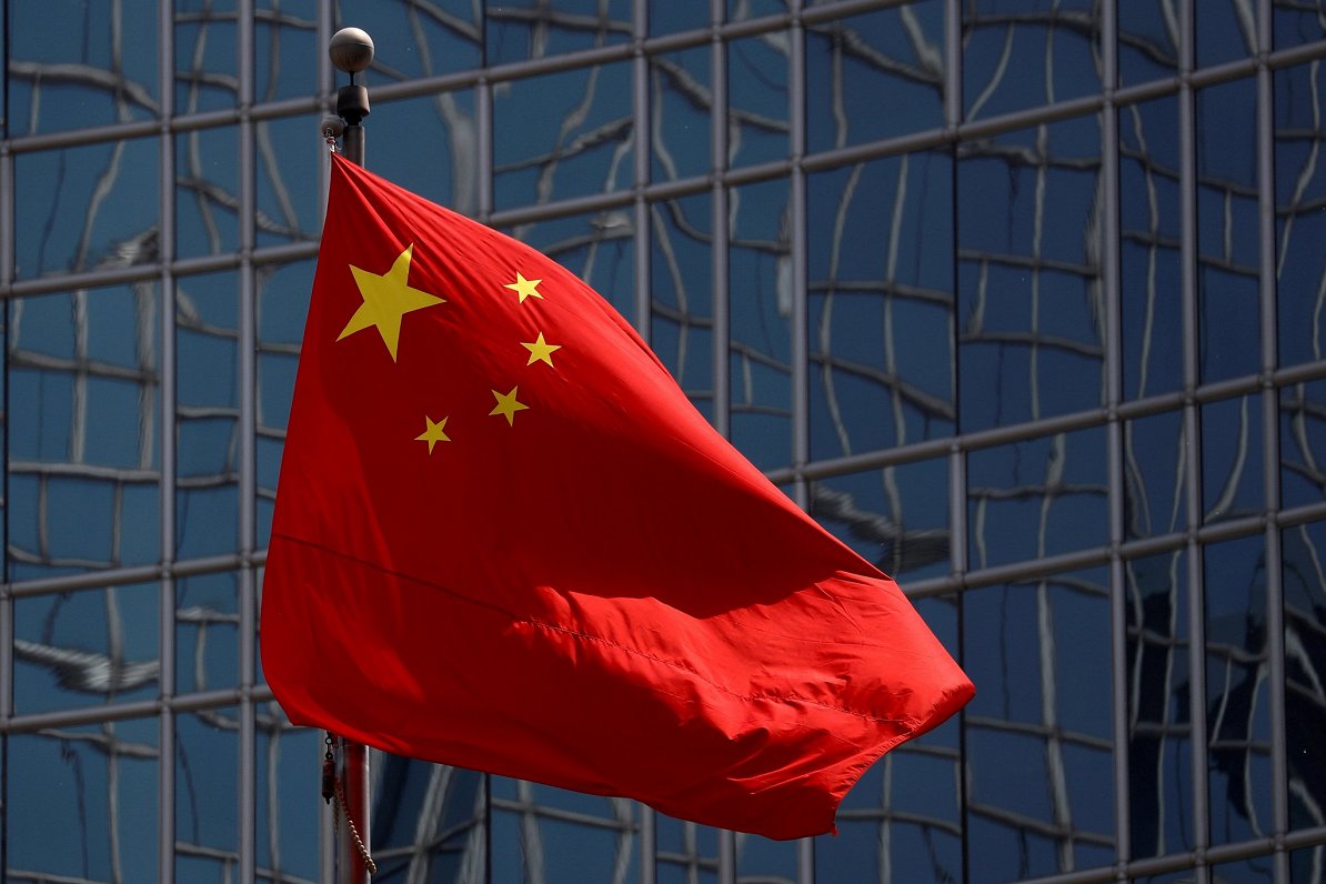 FILE PHOTO: FILE PHOTO: The Chinese national flag is seen in Beijing, China