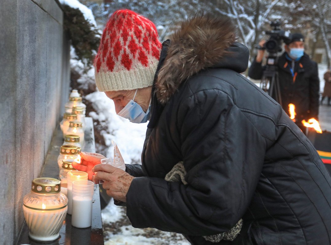 13. janvāra upuru piemiņas diena Lietuvā. 2021. gada janvāris.