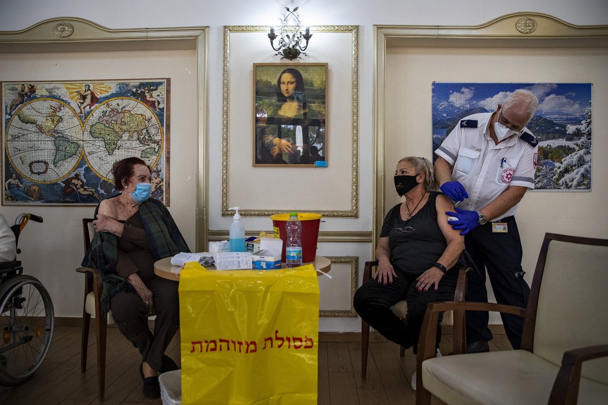 Vakcinācija pret Covid-19 Izraēlā. 2021. gada janvāris.