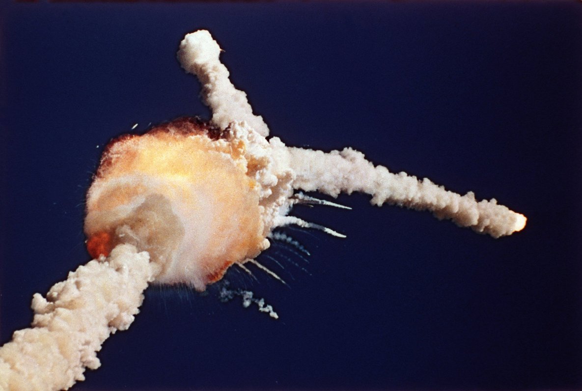 Kosmosa kuģa “Challenger” katastrofa. 1986. gads.