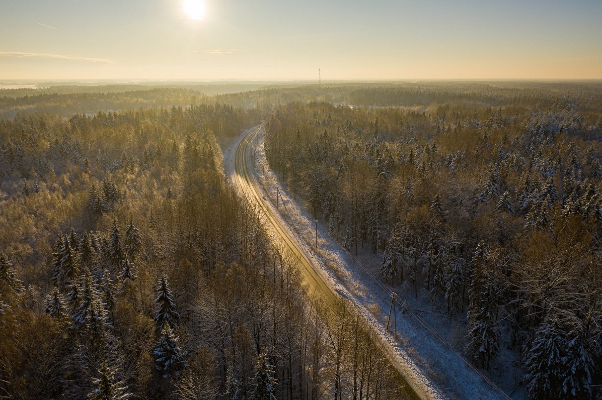 Latvijas autoceļi 2021. gada ziemā