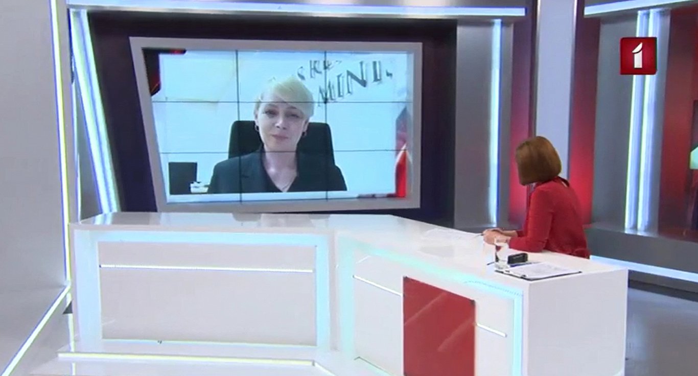 Vakcinācijas projekta biroja vadītāja Eva Juhņēviča intervijā LTV raidījumā “Šodienas jautājums”, 28...