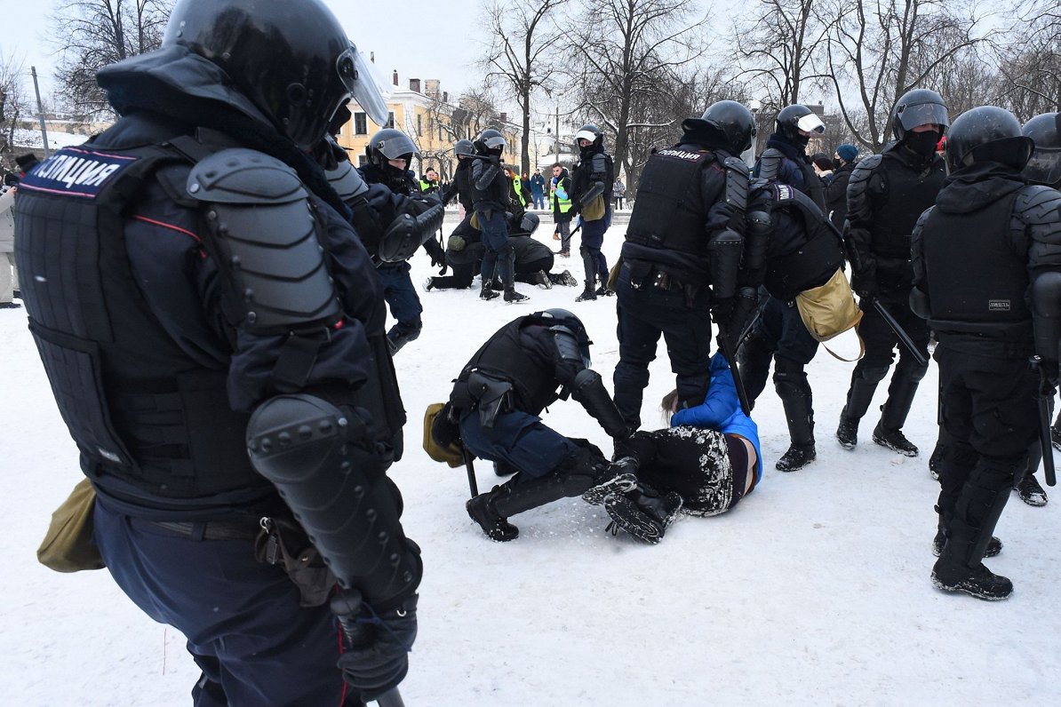Протест в поддержку Алексея Навального в России, 31 января 2021