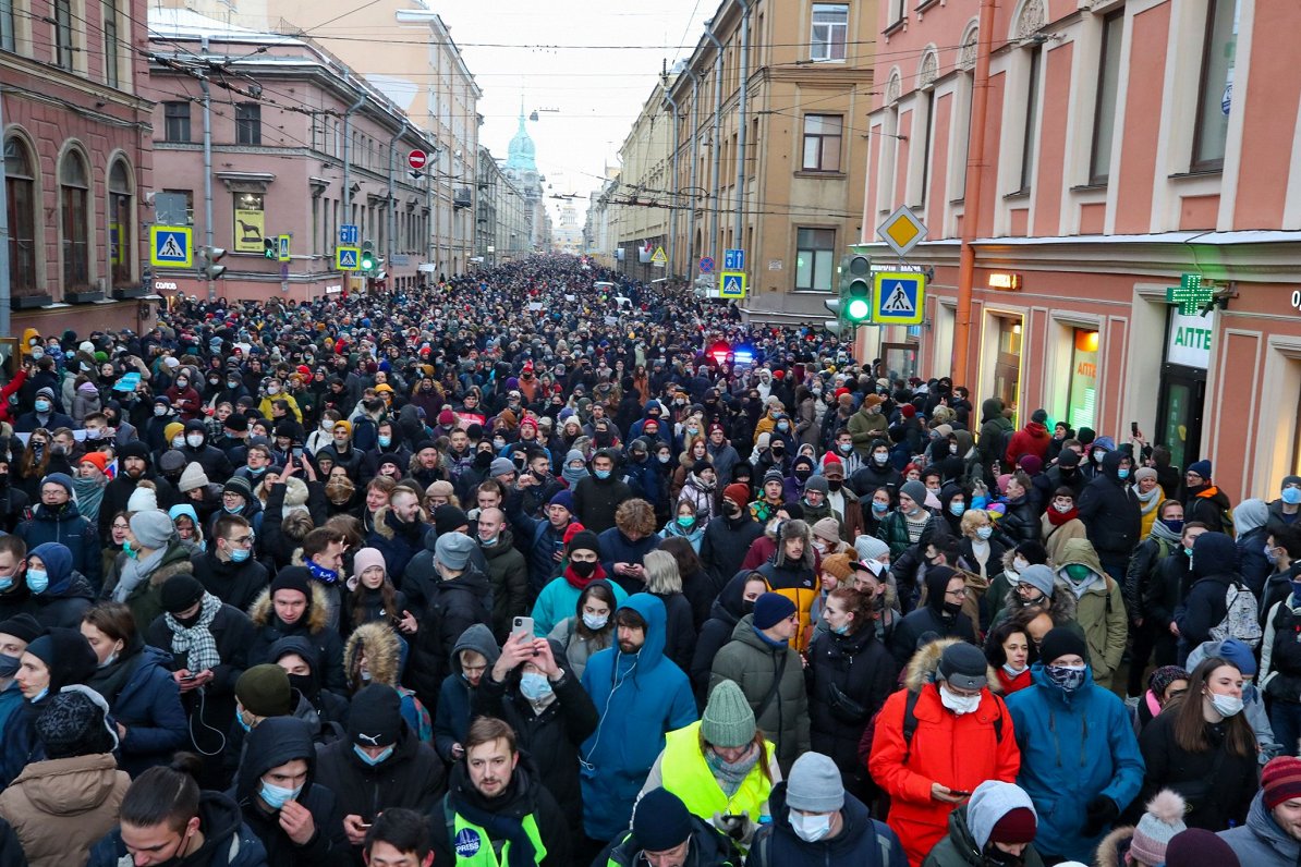 Протесты в поддержку Алексея Навального, 31 января 2021-го