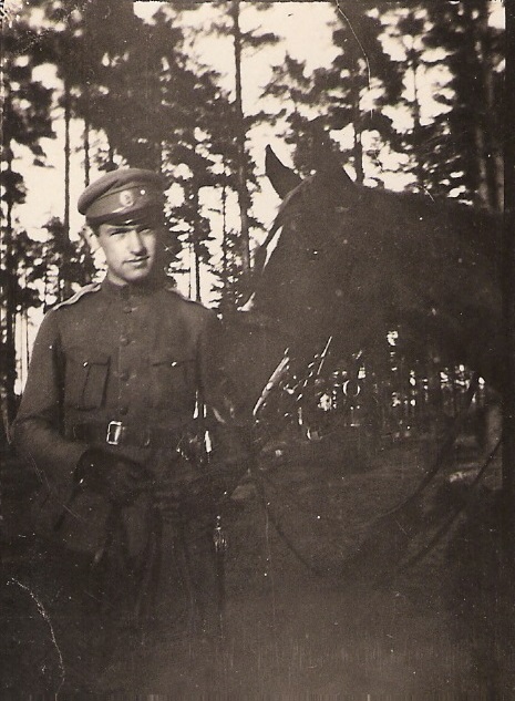 Jāzeps Grosvalds frontē, 1916.