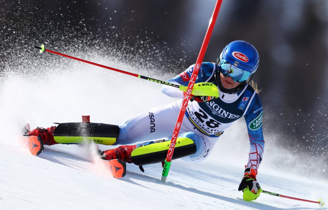 Mikaela Šifrina kombinācijas slaloma trasē