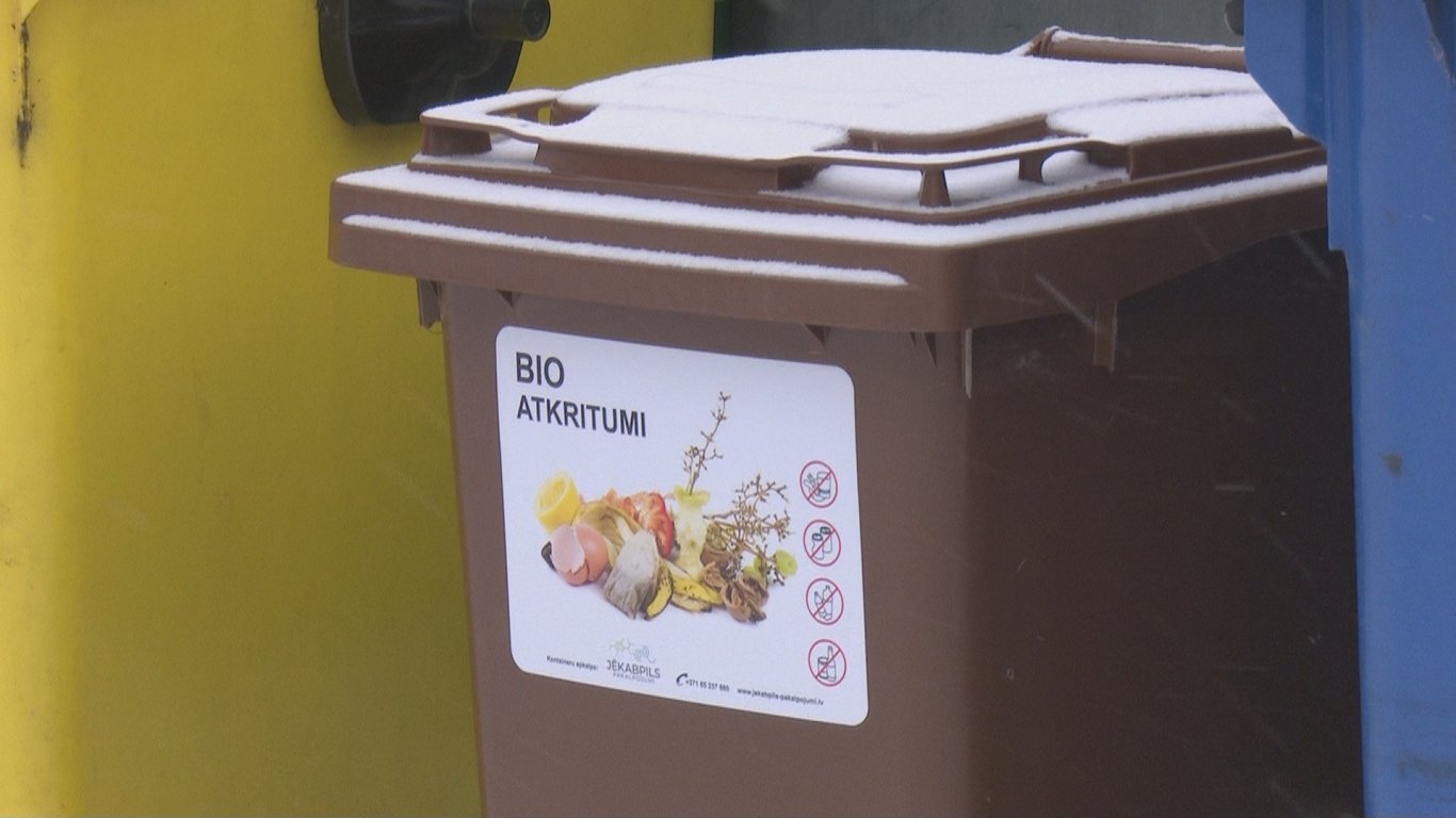 Bioatkritumu uzglabāšanas konteiners