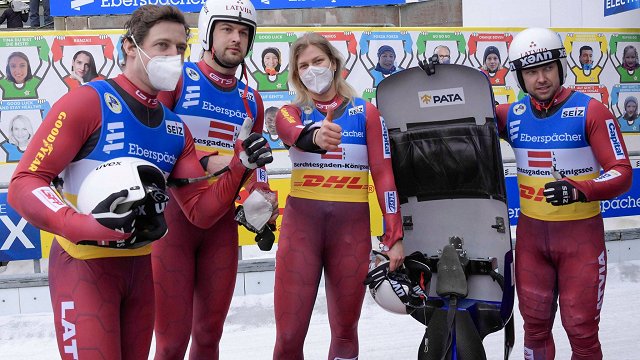 Latvijas kamaniņu sportistiem veiksmīga sezona ļauj cerīgi lūkoties uz olimpisko Pekinu