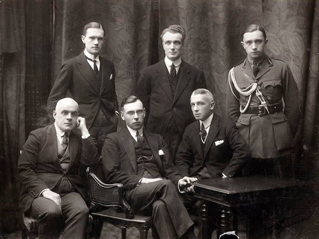 Latvijas delegācija Parīzē pēc Sabiedroto Augstākās padomes de iure atzīšanas lēmuma saņemšanas 1921...