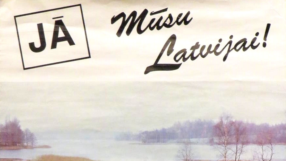 1991. gada aptauja par Latvijas neatkarību