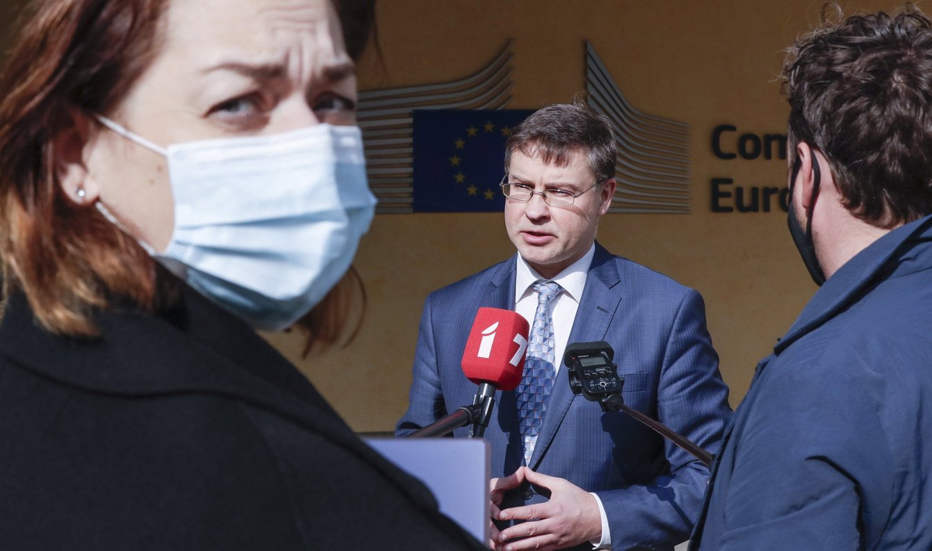 Eiropas Komisijas priekšsēdētājas izpildvietnieks Valdis Dombrovskis (“Jaunā Vienotība”)