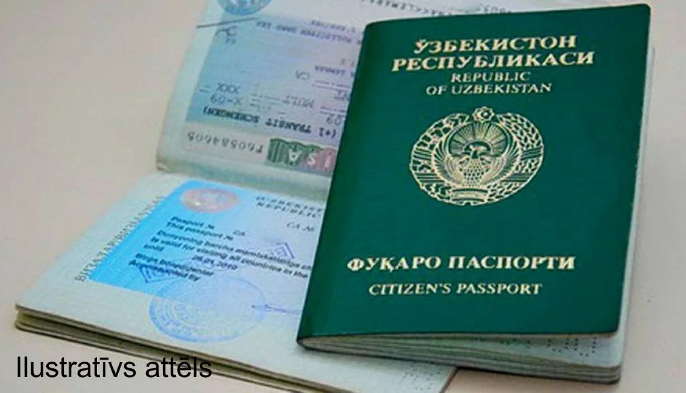 Uzbekistānas pase. Ilustratīvs attēls