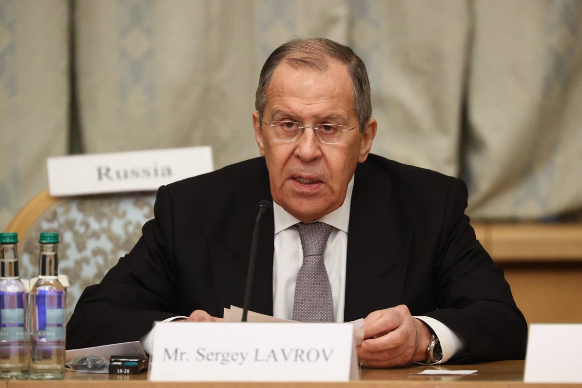 Krievijas ārlietu ministrs Sergejs Lavrovs