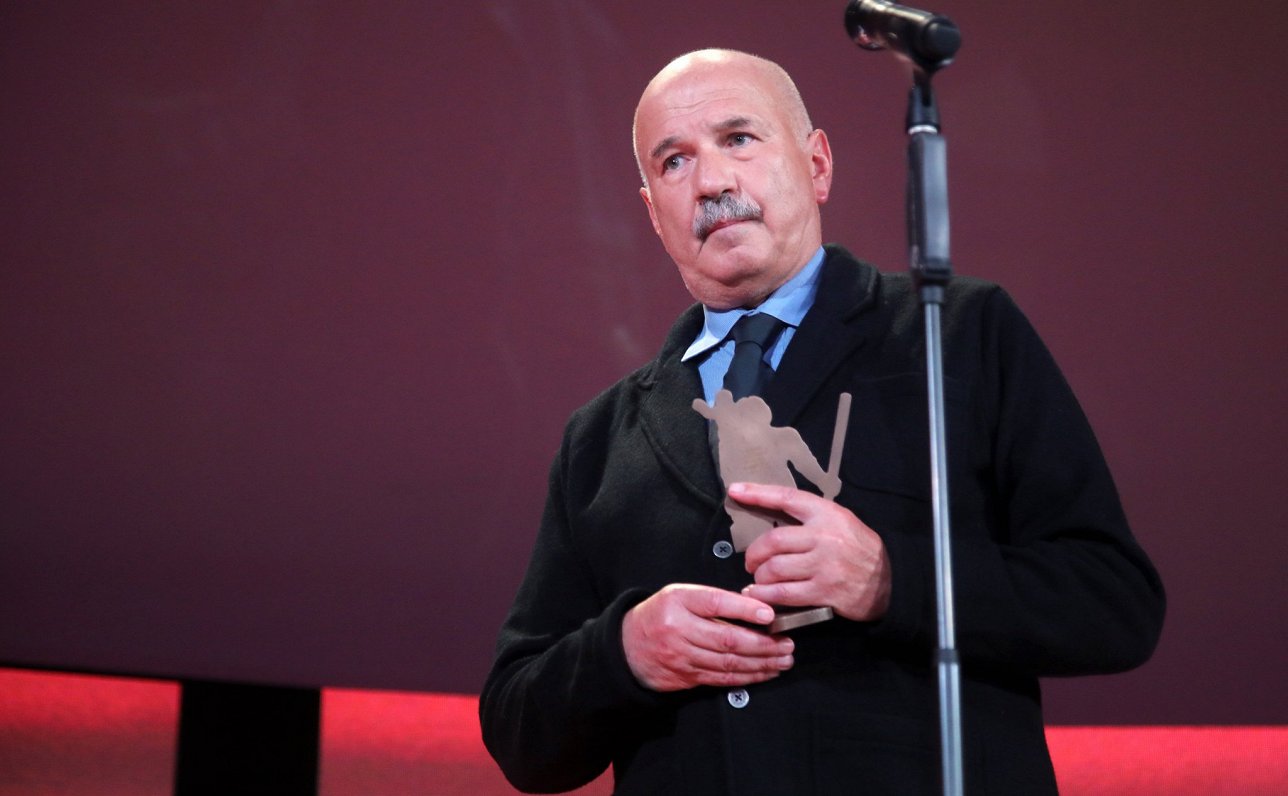Борис Фрумин на церемонии вручения награды «Большой Кристап».