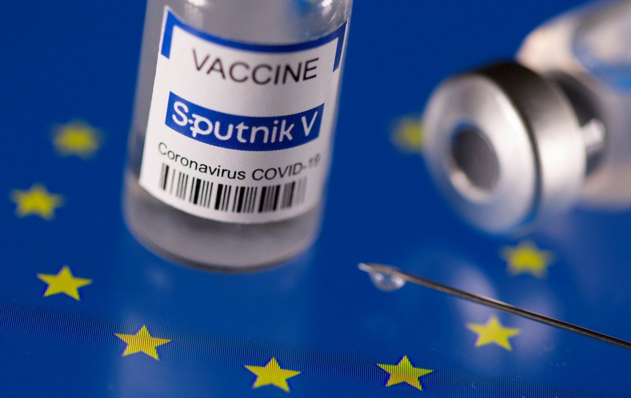 &quot;Sputņik V&quot; vakcīna uz ES karoga fona