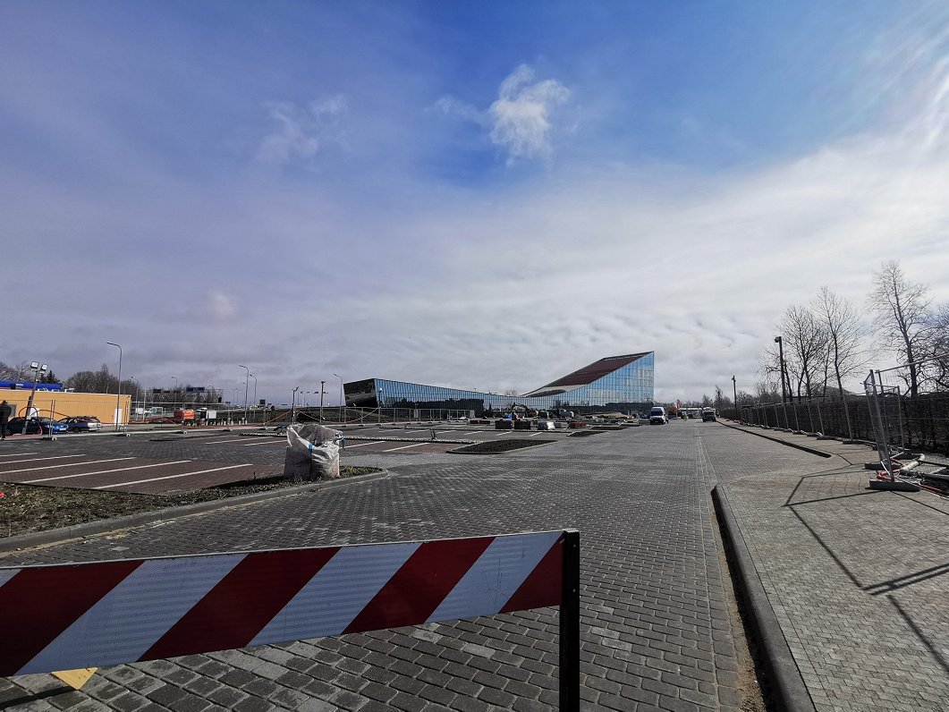 Ventspils zinātnes centra būvniecības beigu posms. 2021. gada 31. marts.