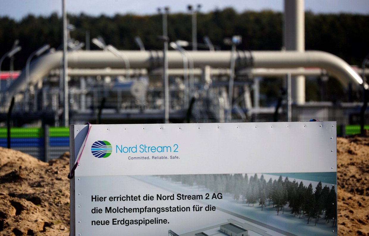 Nord Stream 2 būvniecība. 2021. gada pavasaris.