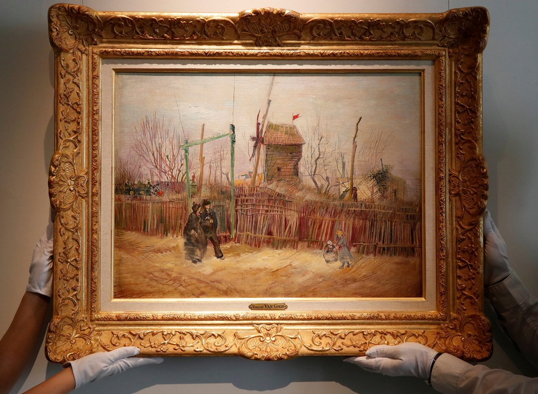 Vinsenta van Goga glezna “Ielas skats Monmartrā”