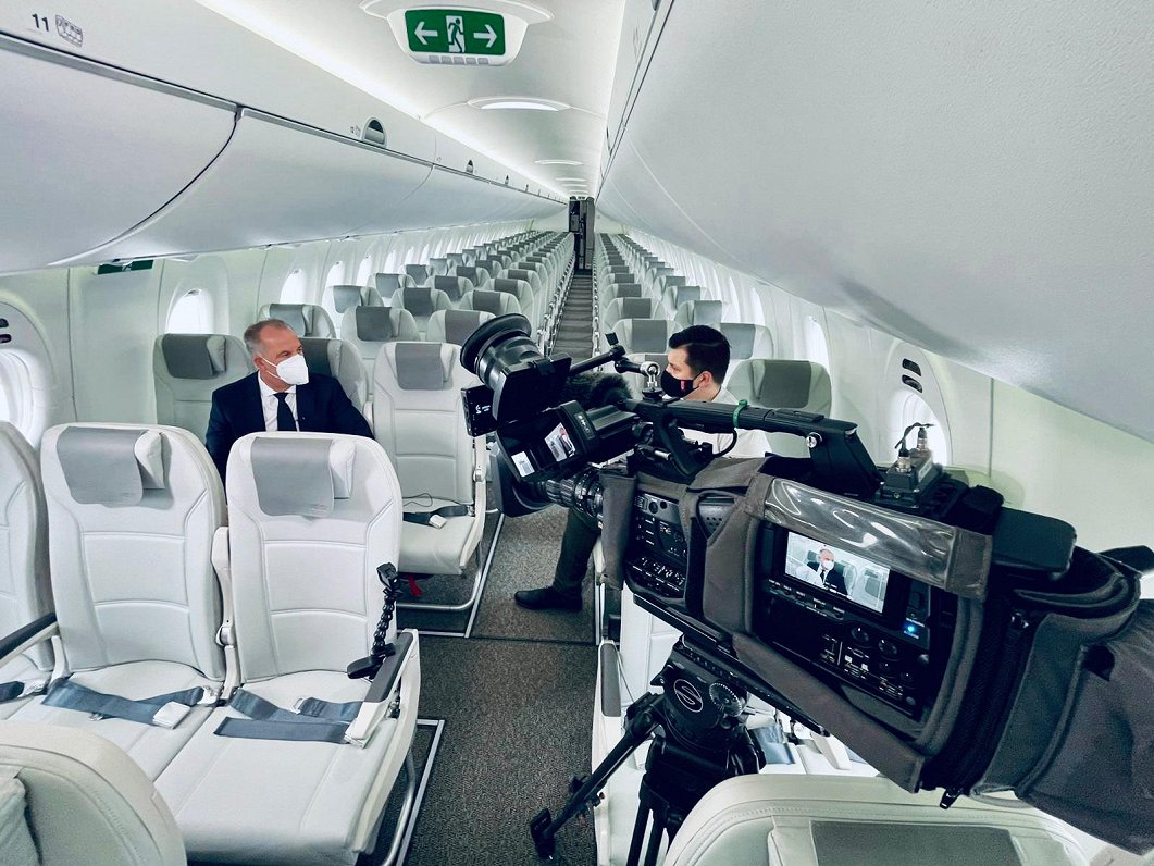 Intervija ar &quot;airBaltic&quot; šefu Martinu Gausu. 2021. gada 31. marts.