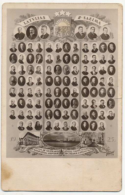 Attēlā 2. Saeimas deputāti, 1925. gads