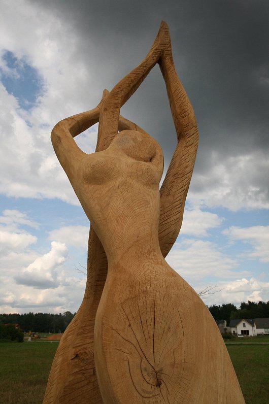 Koka skulptūru simpozijs Ikšķilē