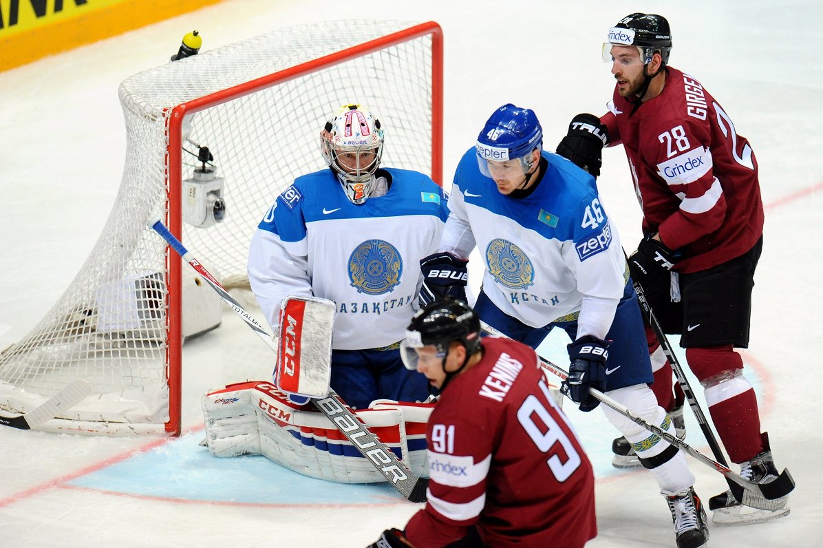Latvijas un Kazahstānas izlašu spēle 2016. gadā Maskavā