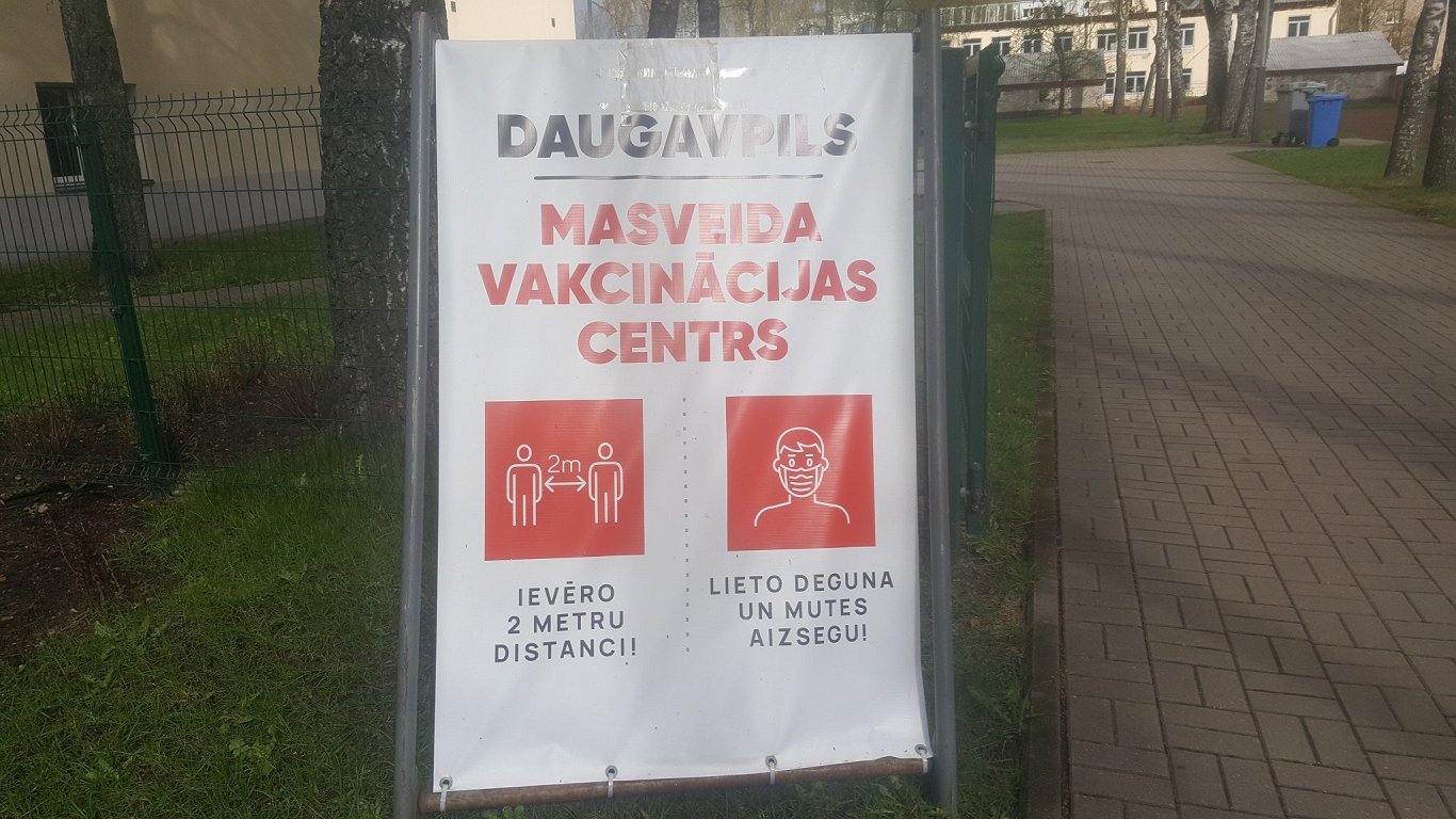 Vakcinācijas punkts Daugavpilī