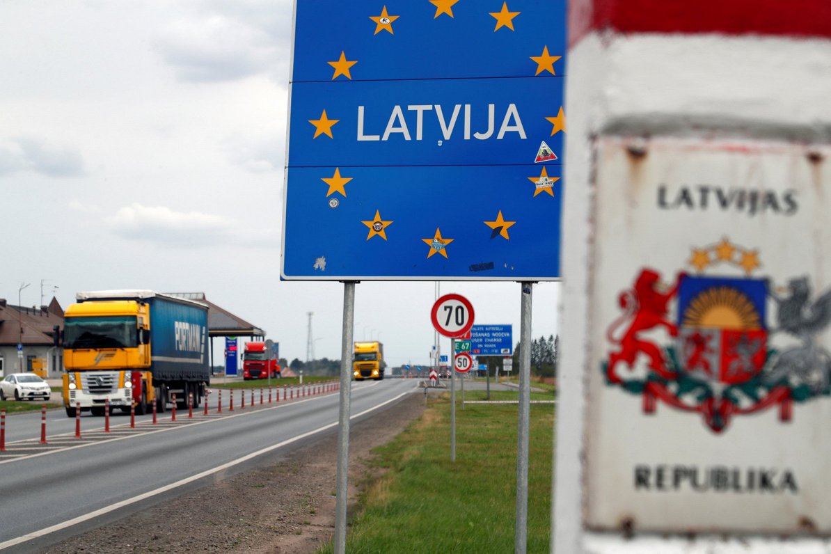 Latvijas un Lietuvas robeža Grenctālē
