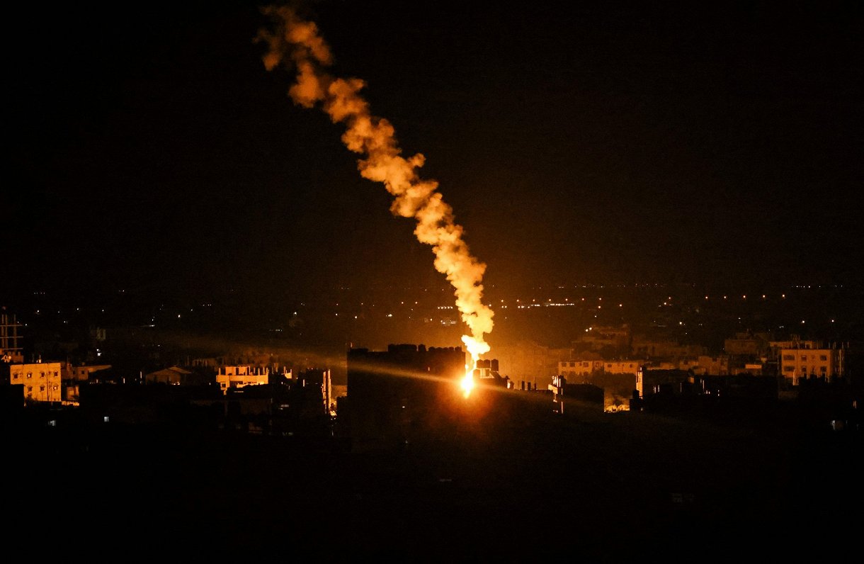 Izraēla bombardē Gazas joslu 16.05.2021.