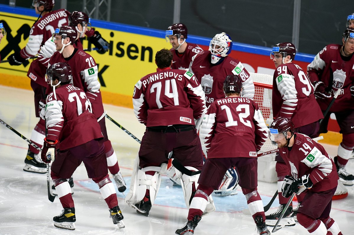 Latvijas un Kazahstānas spēle pasaules čempionātā