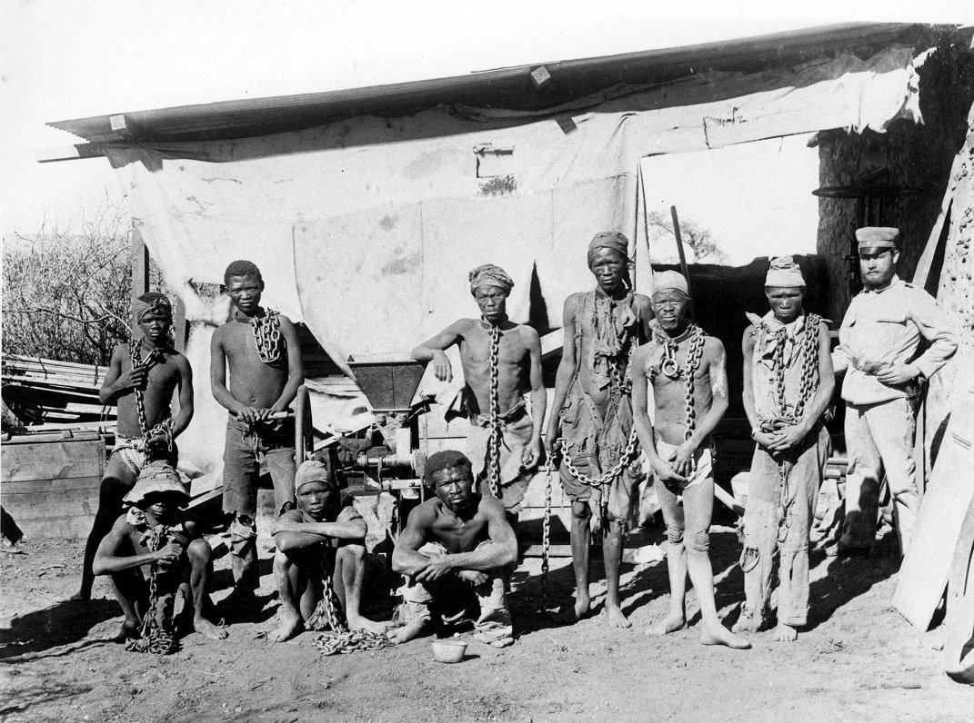Vācijas koloniālais režīms nežēlīgi apspieda Namībijas iedzīvotājus